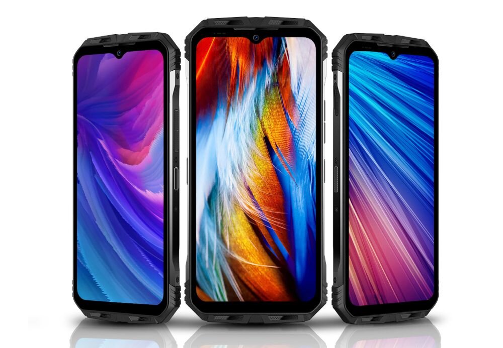 Smartfon DOOGEE S100   ekran bateria aparat procesor ram pamięć pojemność rozdzielczość zdjęcia filmy opis dane cechy blokady system łączność wifi bluetooth obudowa szkło odporność porty muzyka transfer sieć przekątna matryca waga czujniki oled amoled ips