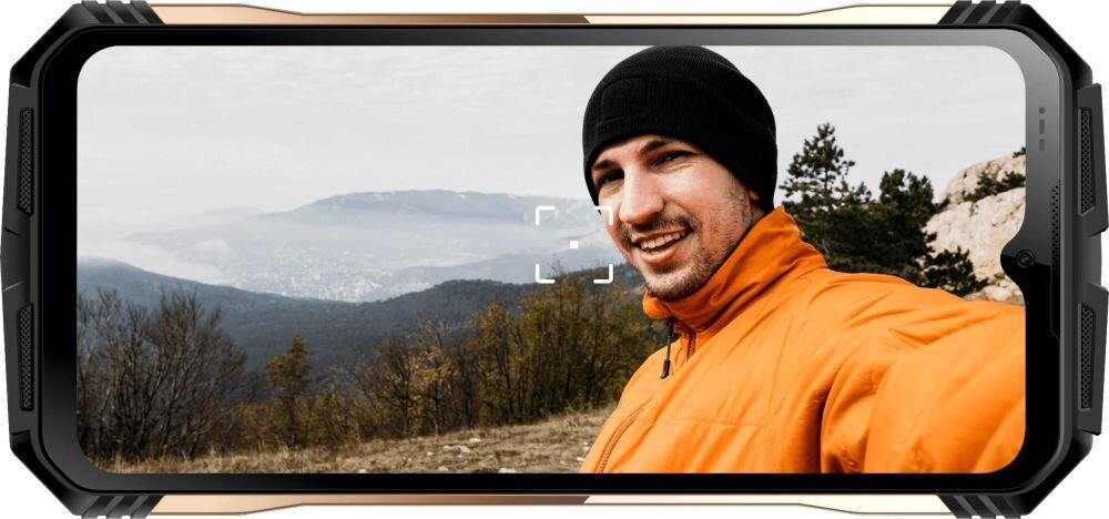 Smartfon DOOGEE S100    ekran bateria aparat procesor ram pamięć pojemność rozdzielczość zdjęcia filmy opis dane cechy blokady system łączność wifi bluetooth obudowa szkło odporność porty muzyka transfer sieć przekątna matryca waga czujniki oled amoled ips