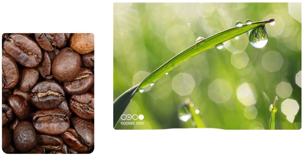 Smartfon DOOGEE S100    ekran bateria aparat procesor ram pamięć pojemność rozdzielczość zdjęcia filmy opis dane cechy blokady system łączność wifi bluetooth obudowa szkło odporność porty muzyka transfer sieć przekątna matryca waga czujniki oled amoled ips