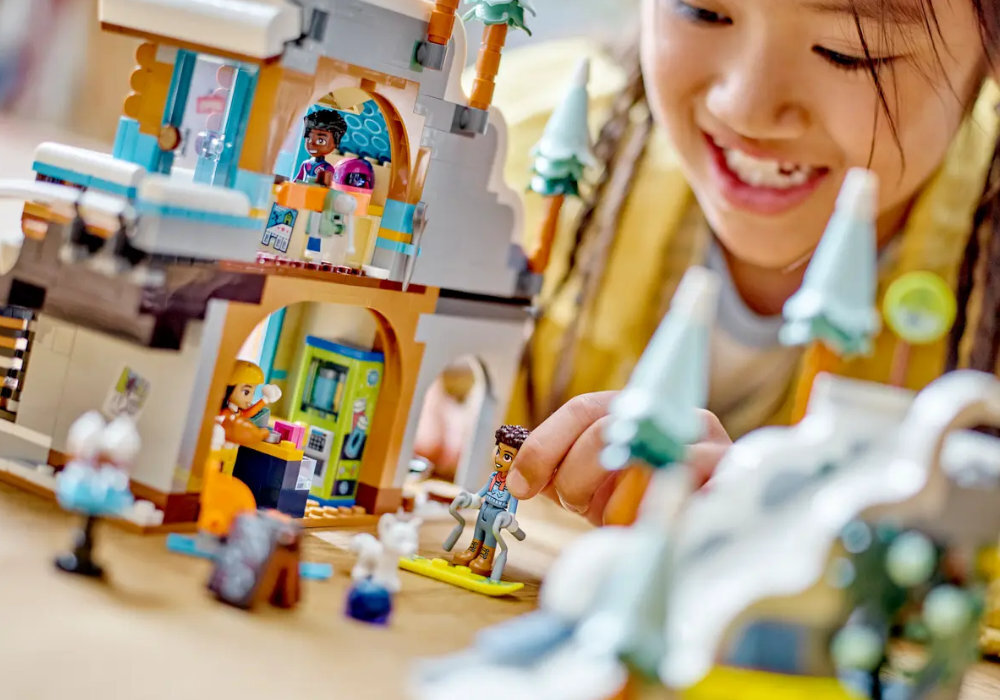 LEGO 41756 Friends Stok narciarski i kawiarnia zabawa edukacja rozwój wyposażenie kreatywność