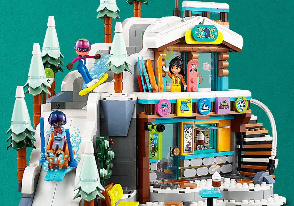 LEGO 41756 Friends Stok narciarski i kawiarnia zabawa edukacja rozwój wyposażenie kreatywność