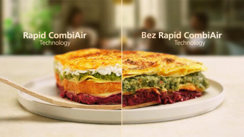 Lepszy smak i wygląd potraw z technologią Philips Rapid CombiAir