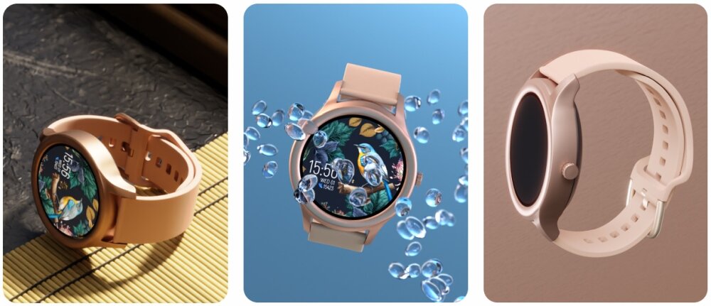 Smartwatch FOREVER Forevive 3 SB-340 ekran bateria czujniki zdrowie sport pasek ładowanie pojemność rozdzielczość łączność sterowanie krew puls rozmowy smartfon aplikacja