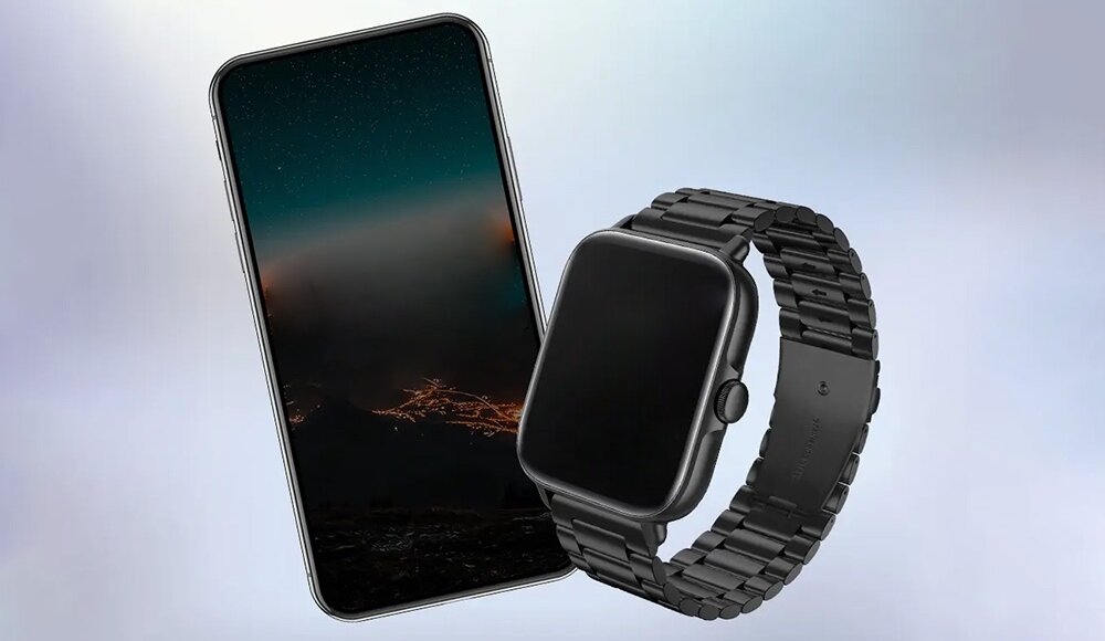 SMARTWATCH COLMI P28 PLUS ekran bateria czujniki zdrowie sport pasek ładowanie pojemność rozdzielczość łączność sterowanie krew puls rozmowy smartfon aplikacja