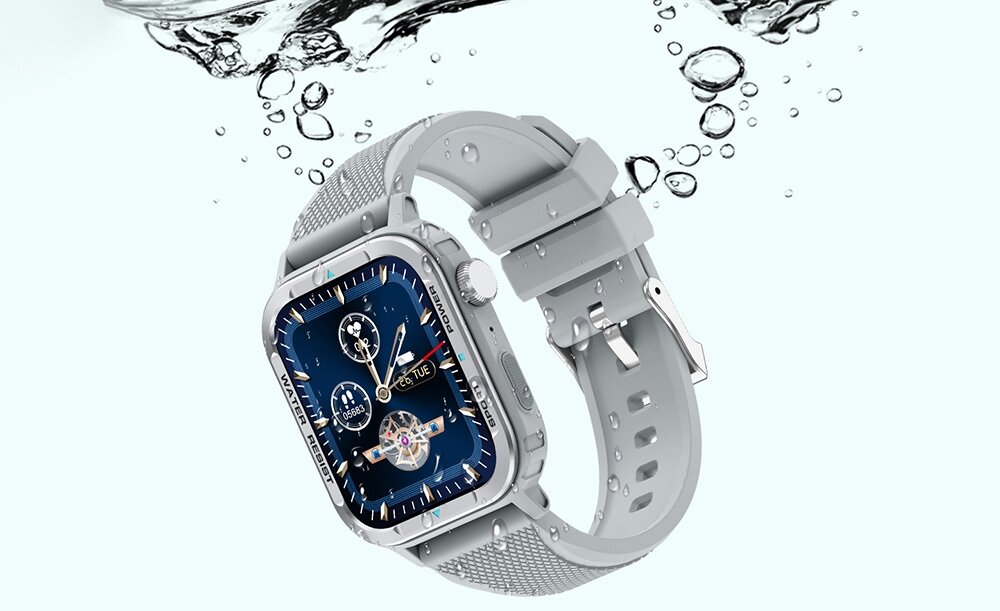 SMARTWATCH COLMI M41 ekran bateria czujniki zdrowie sport pasek ładowanie pojemność rozdzielczość łączność sterowanie krew puls rozmowy smartfon aplikacja