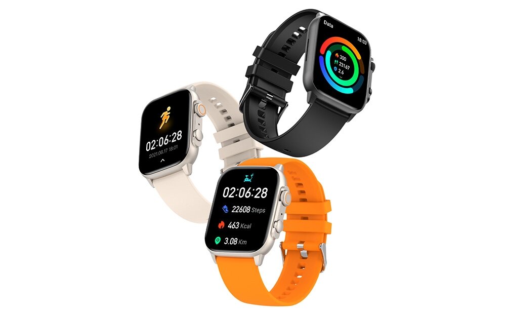 SMARTWATCH COLMI C81 ekran bateria czujniki zdrowie sport pasek ładowanie pojemność rozdzielczość łączność sterowanie krew puls rozmowy smartfon aplikacja