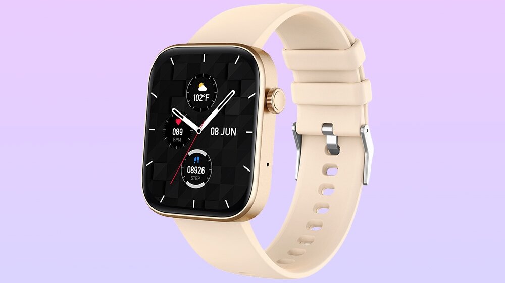 SMARTWATCH COLMI P71 ekran bateria czujniki zdrowie sport pasek ładowanie pojemność rozdzielczość łączność sterowanie krew puls rozmowy smartfon aplikacja