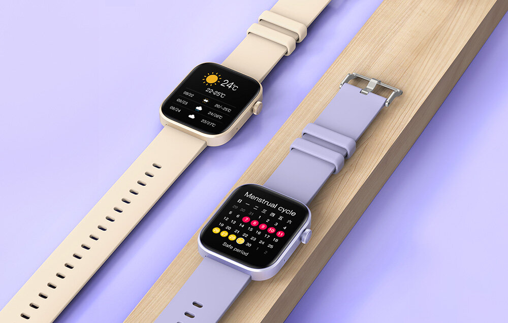 SMARTWATCH COLMI P71 ekran bateria czujniki zdrowie sport pasek ładowanie pojemność rozdzielczość łączność sterowanie krew puls rozmowy smartfon aplikacja