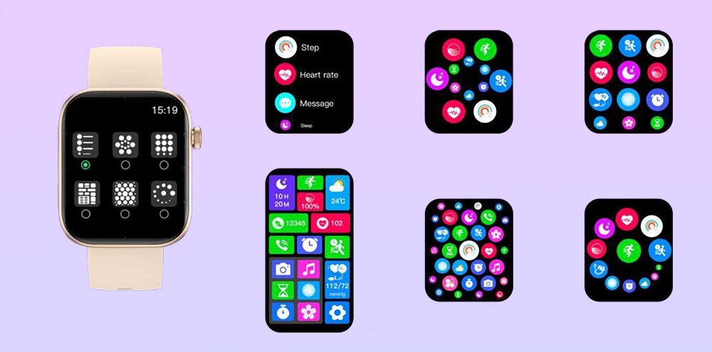 SMARTWATCH COLMI P71 ekran bateria czujniki zdrowie sport pasek ładowanie pojemność rozdzielczość łączność sterowanie krew puls rozmowy smartfon aplikacja