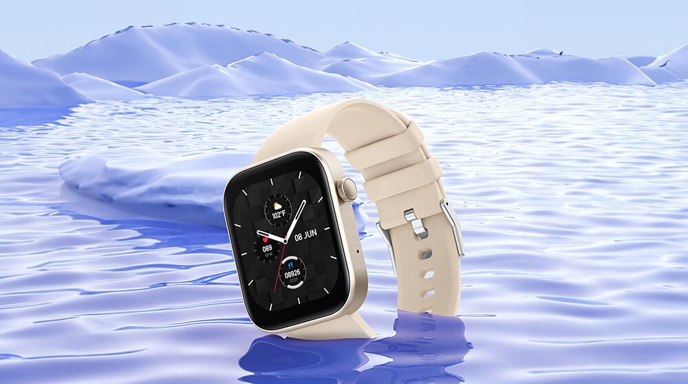 SMARTWATCH COLMI P71 ekran bateria czujniki zdrowie sport pasek ładowanie pojemność rozdzielczość łączność sterowanie krew puls rozmowy smartfon aplikacja