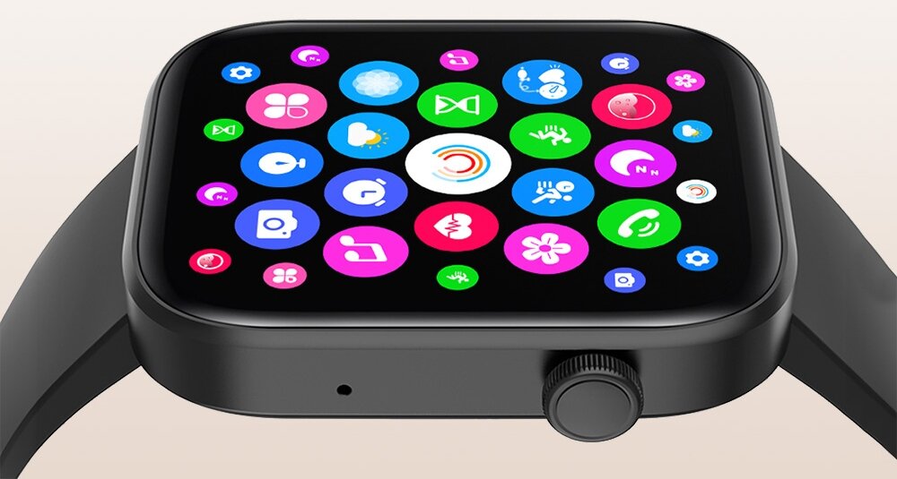 SMARTWATCH COLMI P71 ekran bateria czujniki zdrowie sport pasek ładowanie pojemność rozdzielczość łączność sterowanie krew puls rozmowy smartfon aplikacja