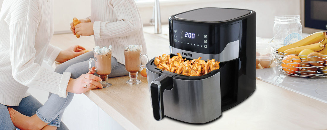 Frytkownica beztłuszczowa NOVEEN AF550 Air Fryer Regulowana temperatura zakres 80° C-200°C