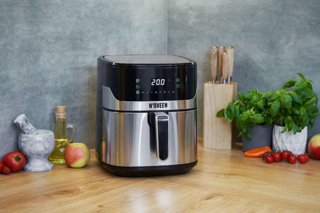 Frytkownica beztłuszczowa NOVEEN AF550 Air Fryer Programowanie czasu pracy