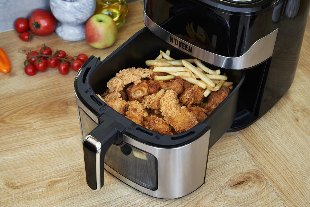 Frytkownica beztłuszczowa NOVEEN AF560 Air Fryer Smacznie zdrowo szybkie podgrzewanie