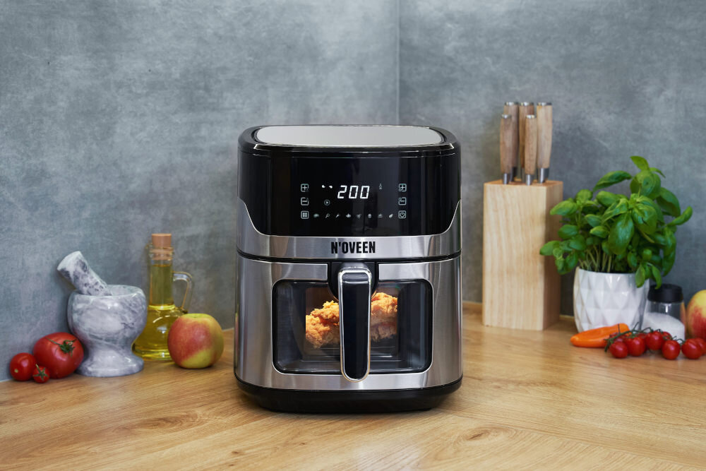 Frytkownica beztłuszczowa NOVEEN AF560 Air Fryer regulacja temperatura zakres