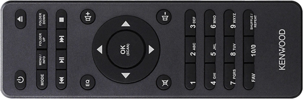 Wieża KENWOOD CR-ST700SCD  - sterowanie