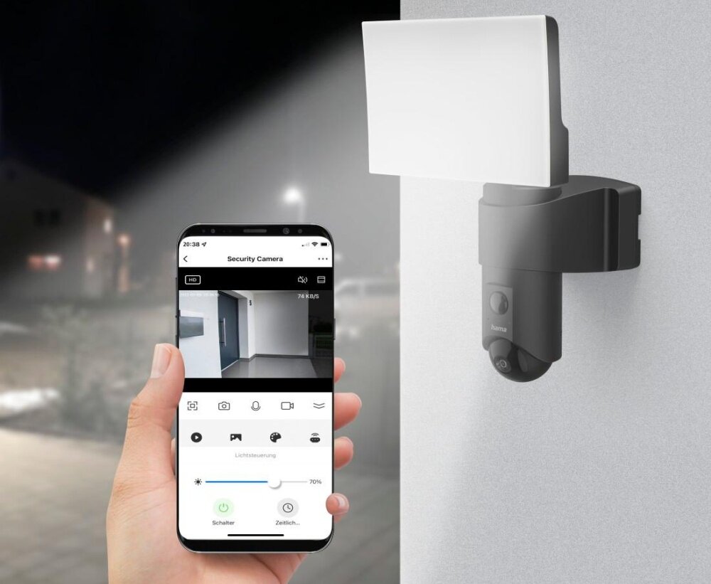 Kamera HAMA 176614 konfiguracja intuicyjne zarządzanie wysoka jakość obraz kompatybilność komunikacja dwukierunkowa bezpieczeństwo warunki atmosferyczne prywatność współdzielenie urządzenia 