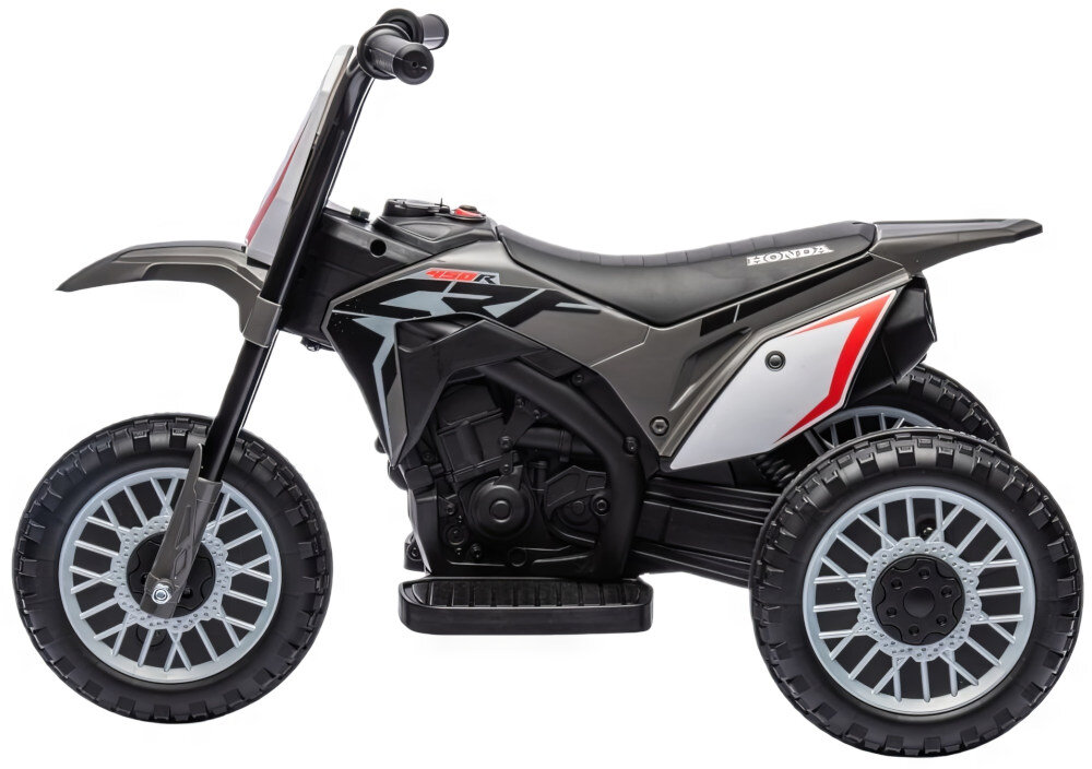Motorek elektryczny MILLY MALLY Honda CRF 450R Szary Pojazd na licencji trójkołowy replika model enduro CRF450R