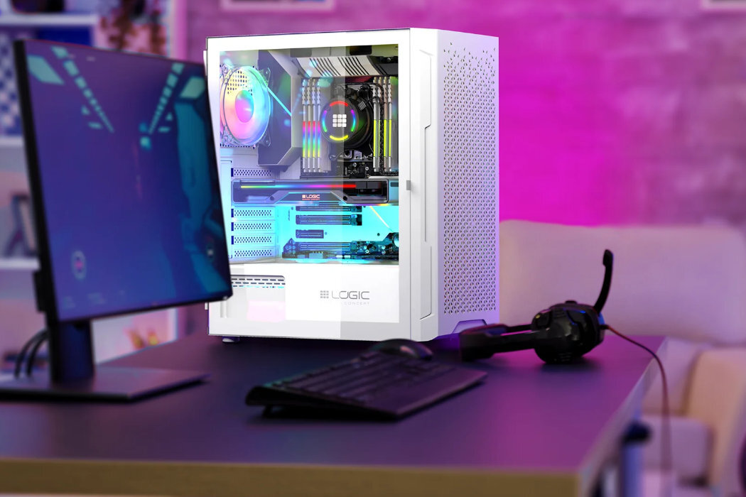 Obudowa LOGIC Aramis Mini ARGB Filtry montaż aranżowania kabli panel