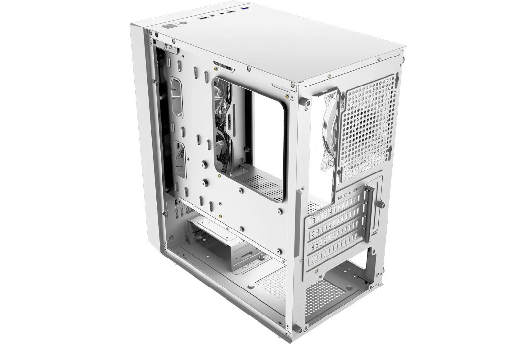 Obudowa LOGIC Atos Mini ARGB Filtry montaż aranżowania kabli panel
