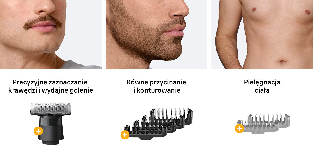 Trymer BRAUN Seria X XT5200 napis precyzyjne zaznaczanie krawzi i wydajne golenie równe przycinanie i konturowanie pielęgnacja ciała
