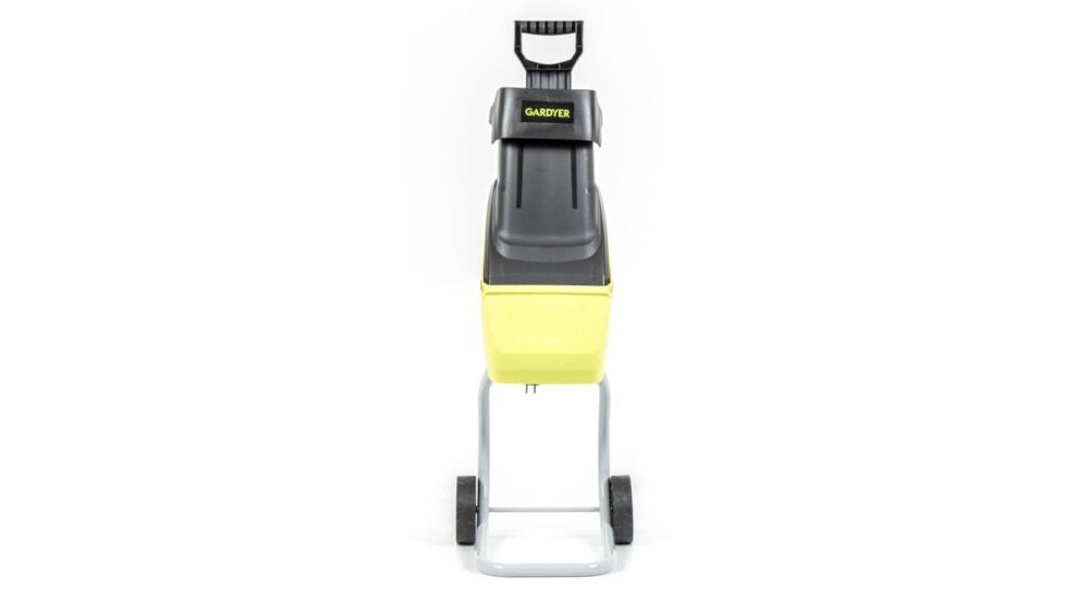 Rozdrabniacz elektryczny GARDYER R400 ergonomiczne rozwiazanie waga 9,8 kg mechanizm tnacy odpowiednio zabezpieczony przed ewentualnoscia wypadku system oslon
