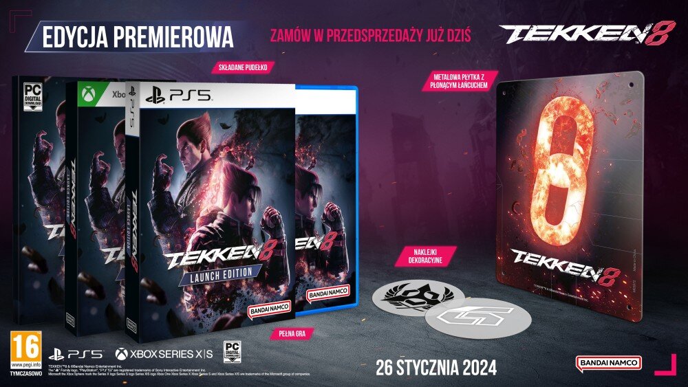 Tekken 8 Gra legendarna seria los wojownicy rywalizacja porywajace widowiskowe życie