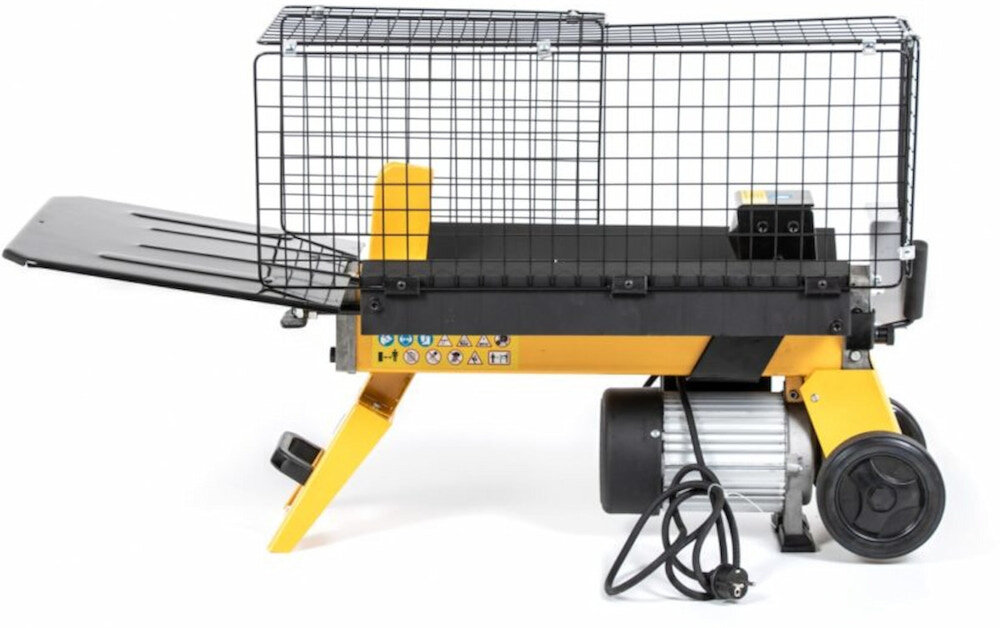 Łuparka elektryczna LIDER HRH4T solidna konstrukcja potezny silnik drewno o srednicy 25 cm hydrauliczny mechanizm lupiacy nacisk do 4 ton efektowne lupanie drewna o dlugosci do 37 cm