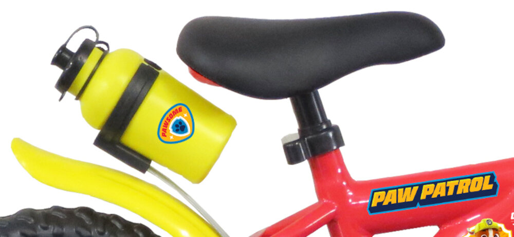 Rower dziecięcy NICKELODEON Psi Patrol 14 cali siodełko wygodne piankowe uchwyt z bidonem