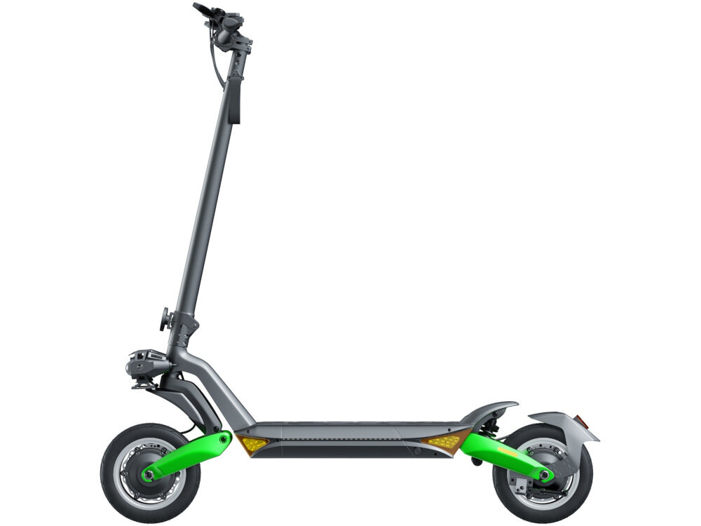 Hulajnoga elektryczna RUPTOR R6 Zielony 4 tryby jazdy ECO Standard Sport Pieszy tryb pieszy automatyczne utrzymanie predkosci miedzy 1 a 5 km/h