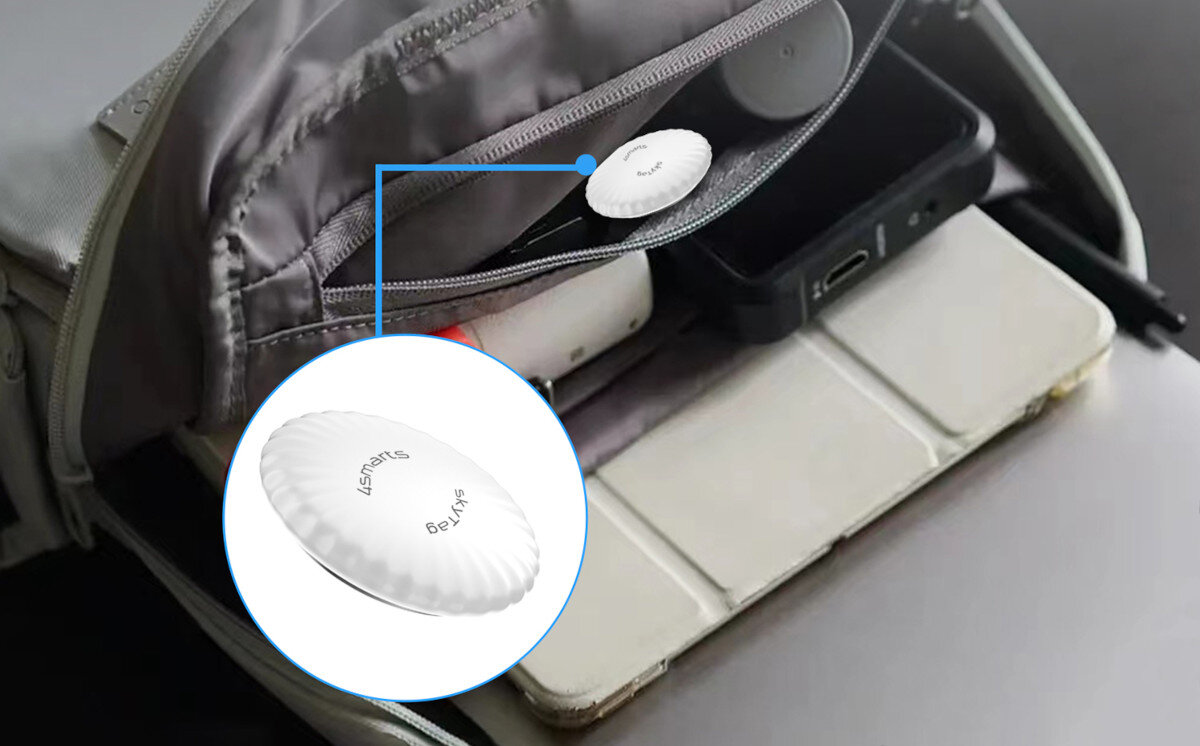 Lokalizator 4SMARTS SkyTag Slim (4 szt.) dźwięk funkcje