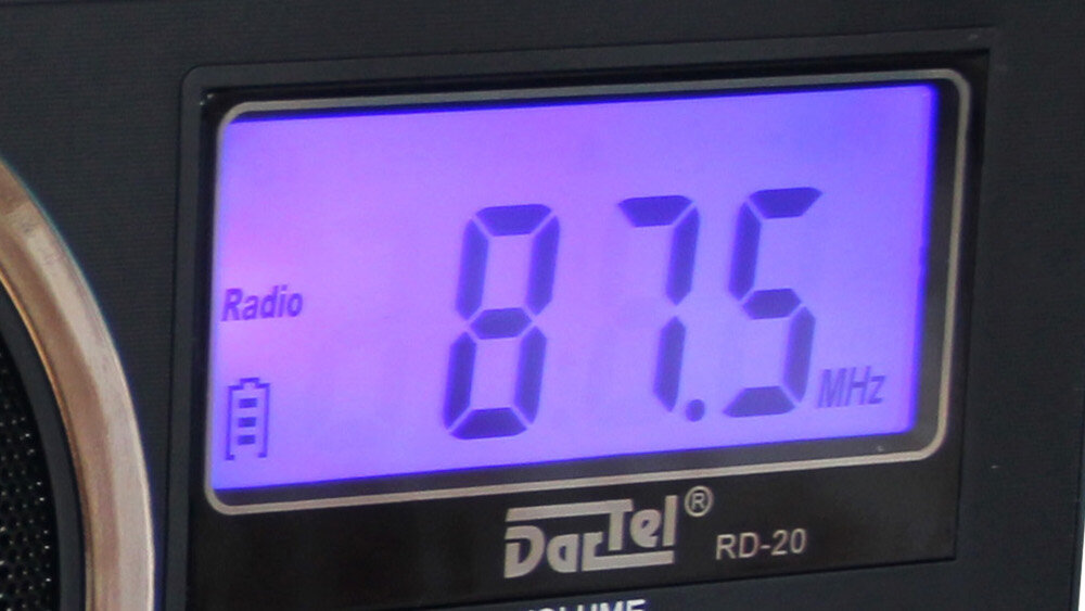 Radio DARTEL RD-20  - zasilanie