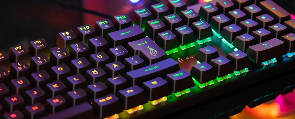 Klawiatura SUREFIRE Kingpin M2 RGB solidnosc mechaniczna gamingowa zywotnosc wytrzymalosc