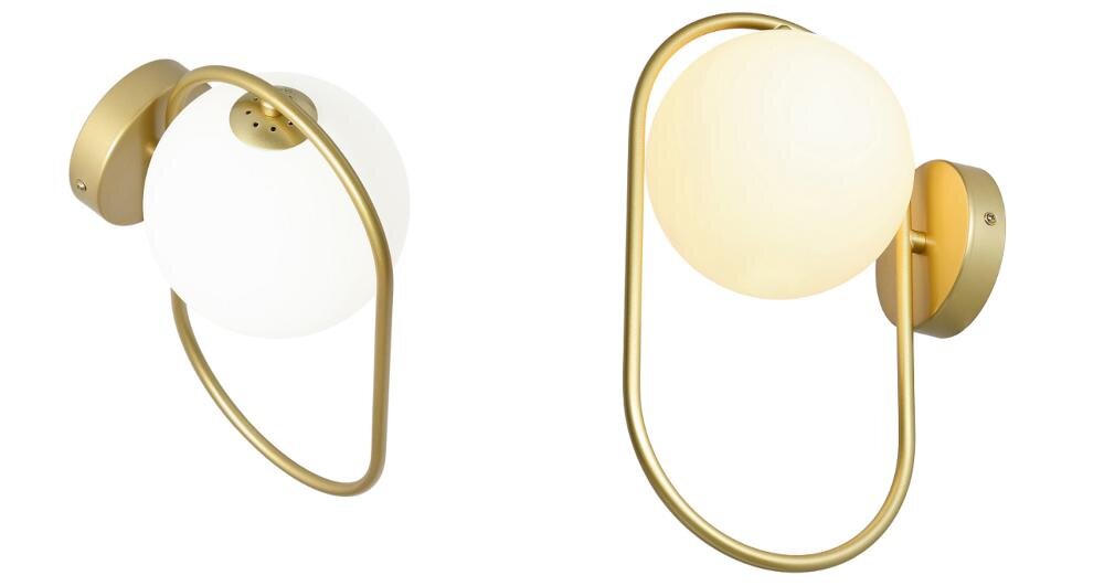 Cordel 21-73440 kinkiet wnętrze led pojedynczy metal mosiądz elegancko