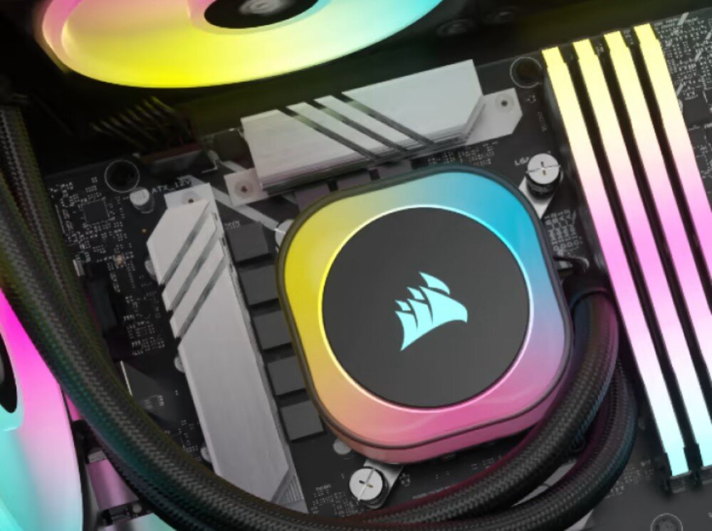 Chłodzenie wodne CORSAIR iCUE LINK H115i RGB Czarny podświetlenie efekty kolory tryb