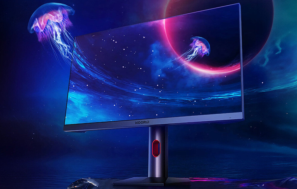 Monitor KOORUI GP01 23.8 2560x1440px IPS 165Hz 1 ms matryca rozdzielczość przekątna kąt widzenia parametry