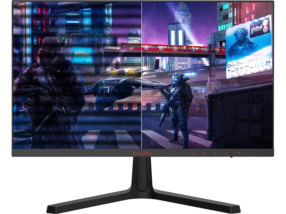 Monitor KOORUI 24E4 23.8 1920x1080px 165Hz 1 ms wzrok ochrona migotanie niebieskie światło