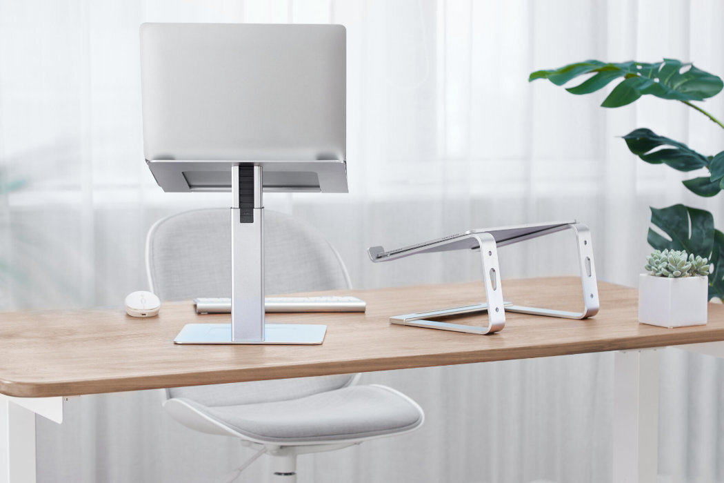 Podstawka pod laptopa GEMBIRD NBS-D1-02 ergonomia wygoda bezpieczeństwo przenoszenie silikon aluminium
