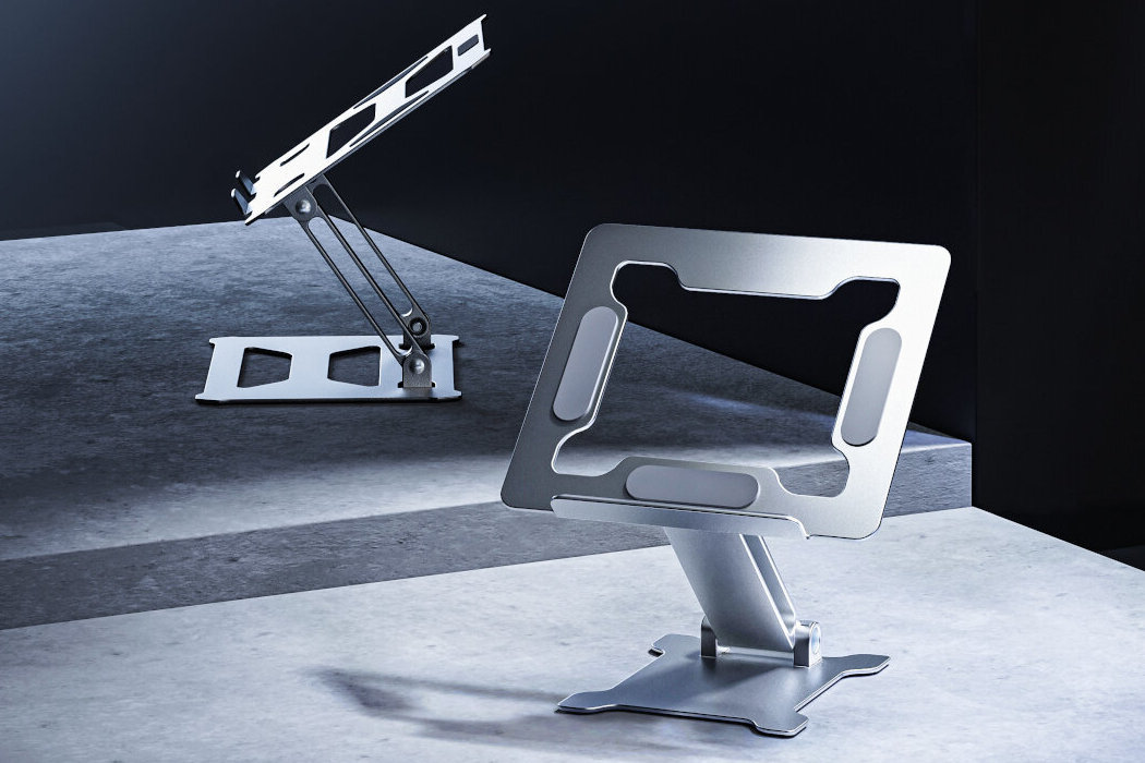 Podstawka pod laptopa GEMBIRD NBS-D1-03 ergonomia wygoda bezpieczeństwo przenoszenie silikon aluminium