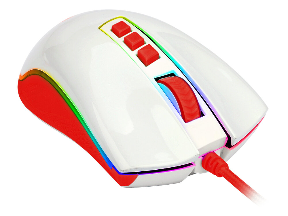 Mysz REDRAGON Cobra M711C RGB poziomy dpi myszka rozdzielczosc sensor czulosc