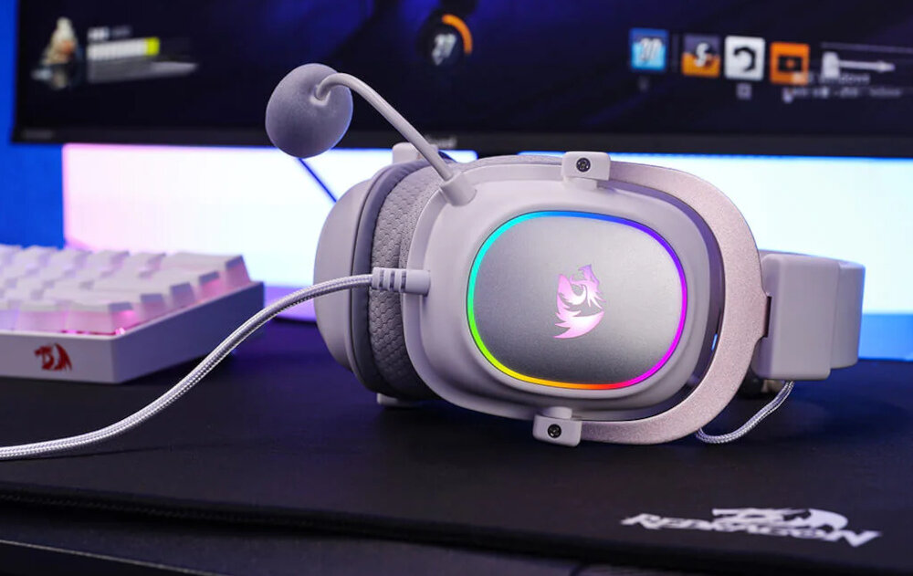 Słuchawki REDRAGON Zeus X H510 RGB rozgrywka akcesoria dźwięk gra sprzęt kompatybilność