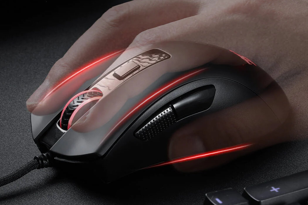 Mysz REDRAGON Devourer M993 RGB gracze gaming RGB przyciski uniwersalność kabel bateria nanoodbiornik