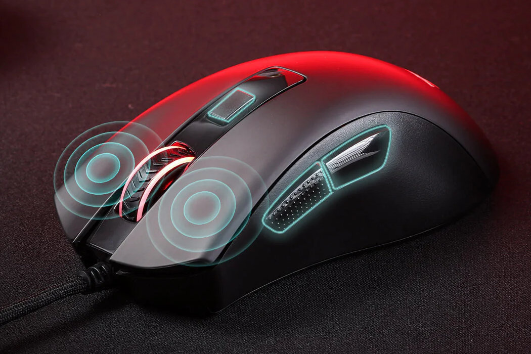 Mysz REDRAGON Devourer M993 RGB gracze gaming RGB przyciski uniwersalność kabel bateria nanoodbiornik