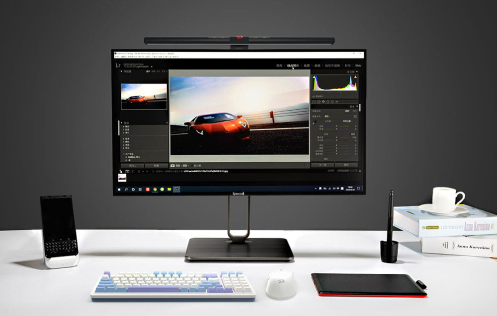 Lampka na monitor REDRAGON Beryl GML-113 równomierne rozpraszanie światła niski poziom promieniowania niebieskiego