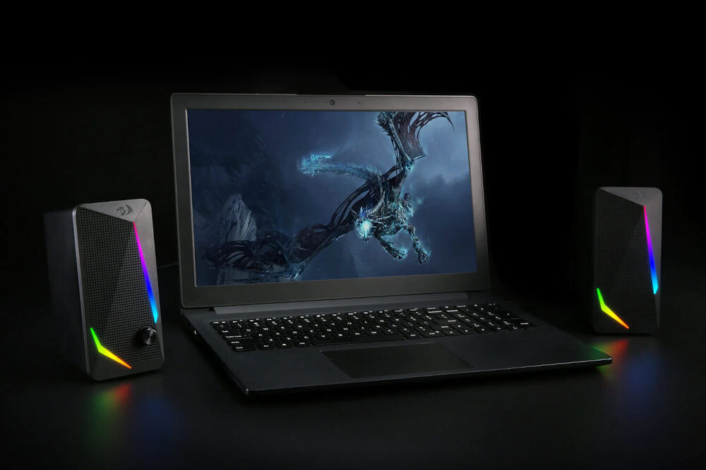 Głośniki REDRAGON Waltz GS510 2.0 - Atrakcyjny design, laptop z głośnikami komuterowymi