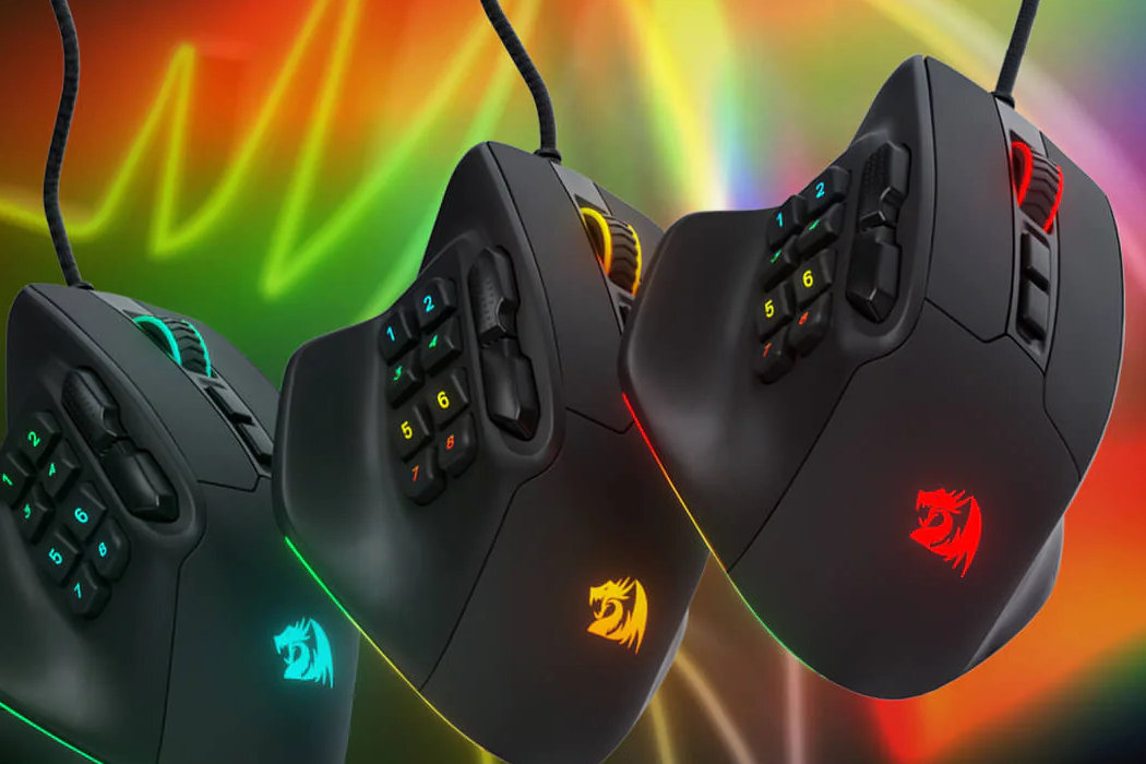 Mysz REDRAGON Aatrox M811 RGB gracze gaming RGB przyciski uniwersalność kabel bateria nanoodbiornik