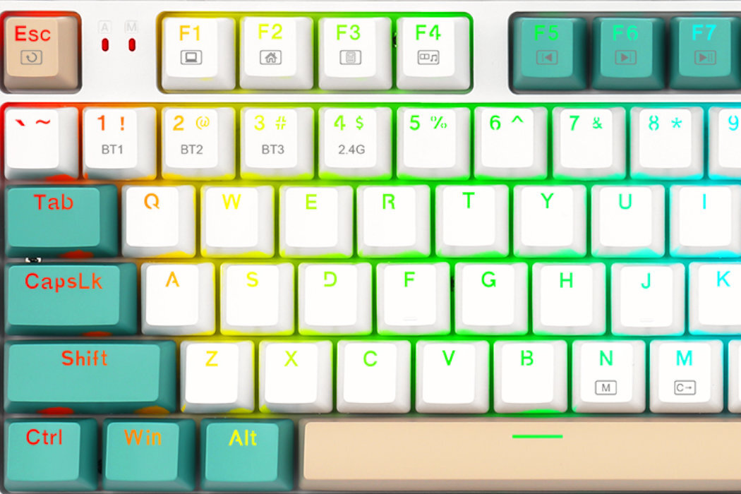 Klawiatura REDRAGON Veigar K643GWC Pro RGB wytrzymałość modowanie szybkość wymiana garczy rgb wyposażenie