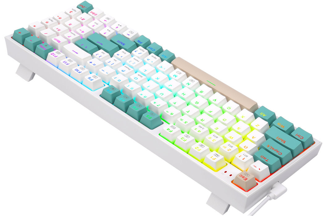 Klawiatura REDRAGON Veigar K643GWC Pro RGB wytrzymałość modowanie szybkość wymiana garczy rgb wyposażenie