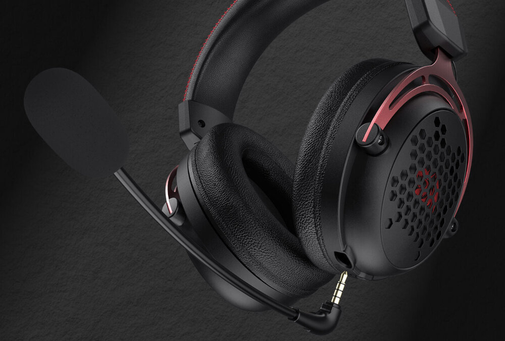 Słuchawki REDRAGON Diomedes H386 design komfort lekkość dźwięk jakość wrażenia słuchowe ergonomia lekkość sport aktywność podróże czas pracy działanie