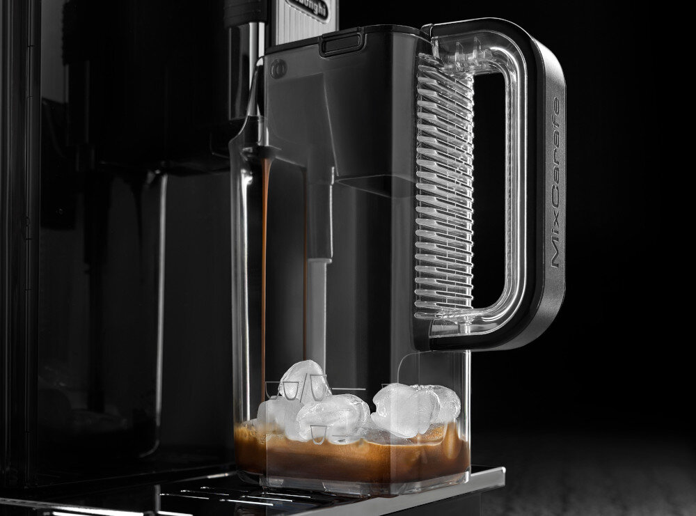Ekspres DELONGHI Maestos EPAM960.75.GLM MixCarafe mieszadło Aero kruszy kostki lodu